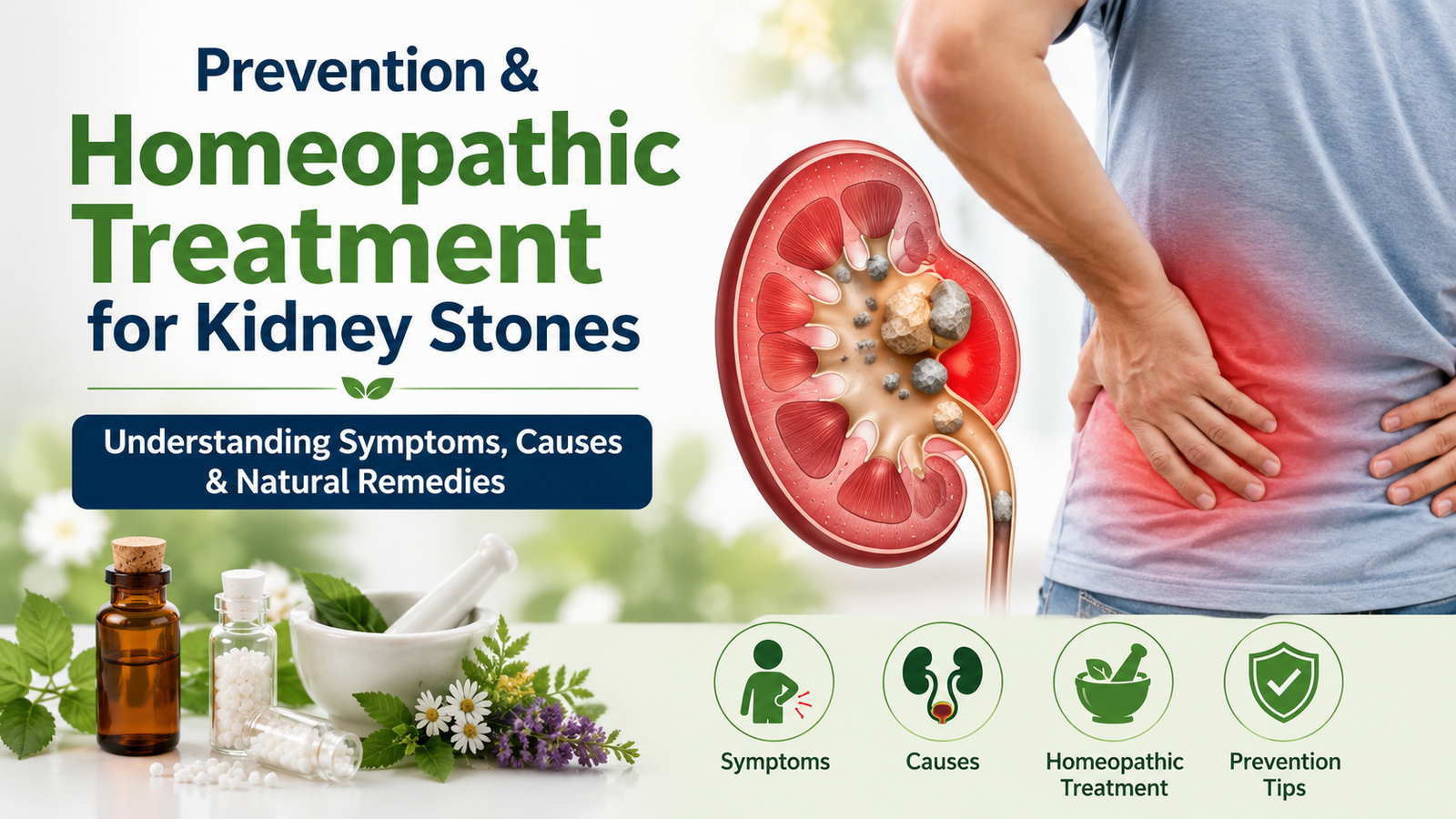 Homeopathic Treatment for Kidney Stones: Understanding Symptoms, Causes & Prevention
